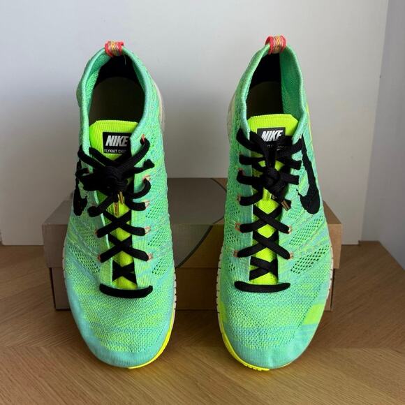 Nike Free Flyknit Chukka “Hyper Turquoise” Men Running Sneakers- SZ 14 main image 10